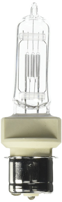 GE 88605 750W Halogen Lamps Projector Light Bulb, 750 watt, 120 volt, T7, Medium Prefocus (P28s) Base, 3050K, Clear, Quartzline, Q750T7/CL/2P 