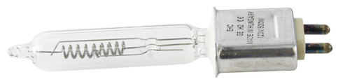 GE 88628 EHC/T6 500W, 120V, 3150K Halogen Lamp for stage and studio