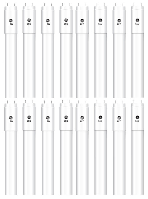 (case of 20 tubes) GE 76150 Glass LED T5 Tube, 22 inches, Frosted, 3000K (Soft White), 13 watts, 1800 lumens, Type C external driver, replacement for T5 fluorescent