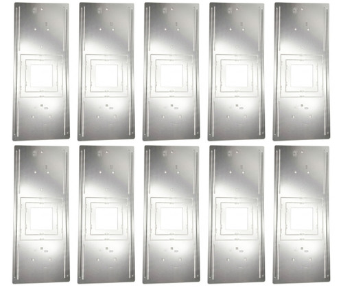 (case of 10) Lightolier Accessory Plate DSANCPS468 Steel 4" 6" 8" Square Plate for new construction, template for electricians and drywall installers