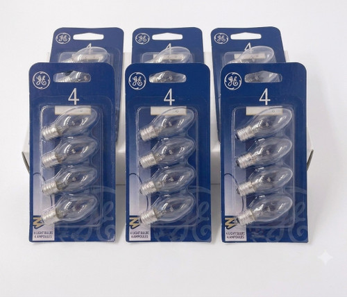 GE Classic Retro Night Light, 4 Watt C7 Night Light Bulbs, True Classic Retro Light