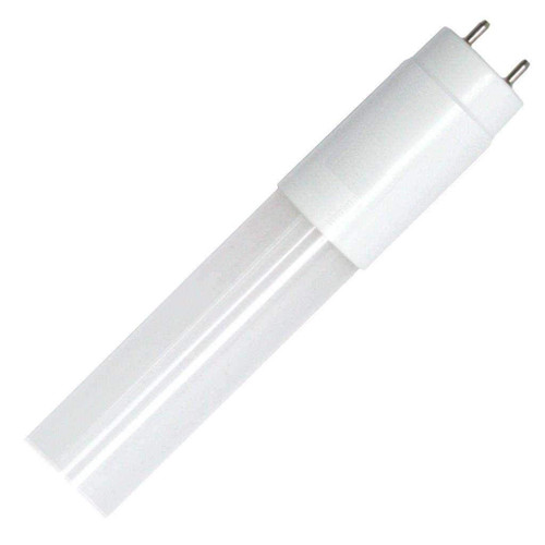 GE 34282 Daylight LED T8 tube LED10ET8/G/4/850 Integrated 4ft LED Glass Tube, 10 watt, Dimmable, Type A Plug and Play Easy Fluorescent Replacement