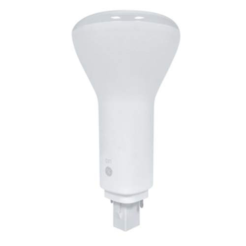 GE 93002 2 pin plug-in LED lamp, Frosted Glass, 2700K (warm white), G24d Base