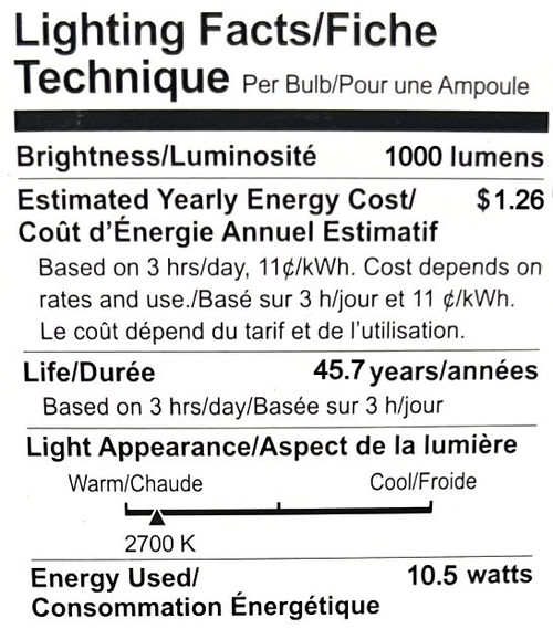 GE 93002 2 pin plug-in LED lamp, Frosted Glass, 2700K (warm white), G24d Base