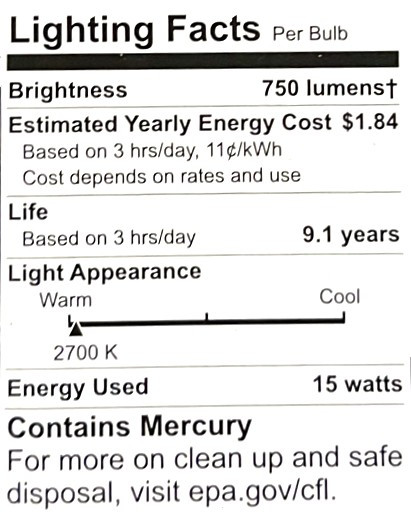 GE 15-Watt (65W Equivalent) 2,700K BR30 Medium Base (E-26) Soft White Flood Light CFL Bulb