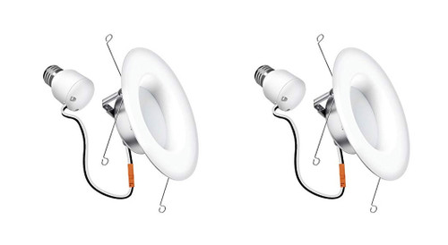 GE Lighting LED RL 8 watt 6" Soft White Recessed Kit (2 pack)