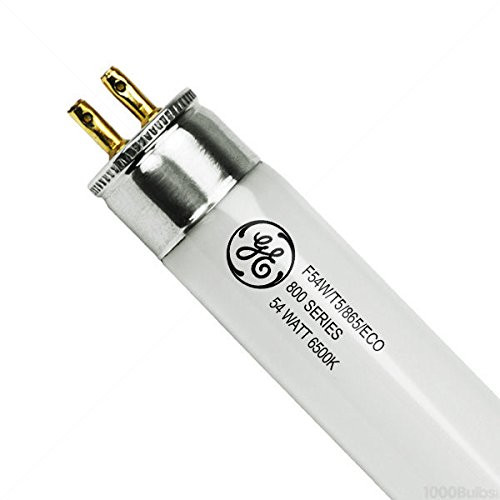 (Case of 40) F54W / T5 / 865 / ECO - 4 ft. - 54 Watt - T5 High Output - 6500K - GE 46763