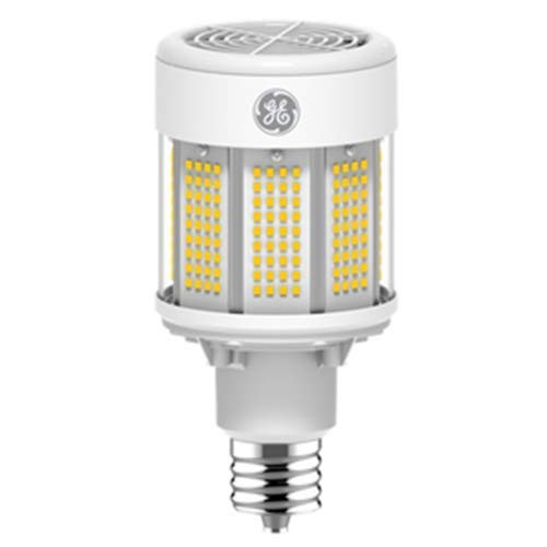 GE 22779 LED Omni-Directional Corncob, LED50ED23.5M/740, Medium Base, 50 watts, 4000K Cool White, 7500 Lumens, HID type B Replacement, ballast bypass