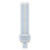 GE Lighting 97600 (6-Pack) F18DBX/835/ECO4P 18-Watt CFL Plug-In Double Biax Ecolux Light Bulb. 3500K, 1250 Lumens, T4 shape, G24q-2 4-Pin Base
