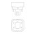 GE Lighting 97596 (10-Pack) 13-Watt CFL Plug-In Double Biax Ecolux Light Bulb, 3500K, 900 Lumens, T4 shape, G24q-1 4-pin base