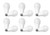 (12 bulbs) GE 65762 LED 75 watt equivalent, Soft White A21 LED Light Bulb, 1100 lumens