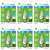 GE Lighting 62989 1.8-Watt Clear LED Candle-Shape Light Bulb, Medium Base (6 Pack)