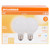 Sylvania LED G25 Glass Globe 40 watt equivalent Soft White Dimmable (2pack)
