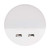 Sylvania Dual USB Dusk to Dawn LED Night- Auto Sensor Led Wall Plug in Home Safety Room Hallway