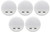 (5 pack) SYLVANIA LED Night Light with Dual USB Ports, Automatic Dusk to Dawn sensor, plug-in LED NightLight