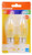SYLVANIA B10 High-Definition LED Light Bulb, 4W Equivalent, 13 Year, Bent Tip, Medium Base, 320 Lumens, 2700K, Soft White, Clear - 2 Pack (40184)