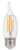 SYLVANIA B10 High-Definition LED Light Bulb, 4W Equivalent, 13 Year, Bent Tip, Medium Base, 320 Lumens, 2700K, Soft White, Clear - 2 Pack (40184)