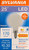 (4 bulbs) Sylvania LED G16.5 Globe, 25 watt equivalent, Candelabra Base, Frosted, Daylight, Dimmable LED Light Bulb