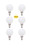 (6 bulbs) Sylvania G16.5 LED Globe, 25 watt equivalent, Dimmable, Indoor Outdoor, Soft White, Candelabra Base, LED Light Bulbs