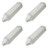 (4 bulbs) GE 39289 LED replacement for CFL, 18.5 watts, GX24q base, compatibility with 4 pin CFL sockets