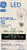 (1 bulb) GE 38563 A21 3 way LED light bulb, 5w/19w/10w classic shape, LED 3-way Light Bulb