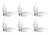 (12 bulbs) Sylvania 40529 - LED Decorative Candle Bulb, Bent Tip, Frosted Glass, Medium Base, 60 watt equivalent, soft white, Dimmable LED Light Bulb