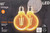 LEDVANCE Sylvania LED Vintage Filament G30 Globe Light Bulb, 60W = 6.5W, Medium Base, Dimmable, Amber Glow - 2 Pack (40191)
