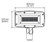 Signify Stonco LED Floodlight 150 watt, 4000K Neutral White, 16,000 Lumens, bronze finish, general purpose area light, slip fitter mount, security lighting and general purpose 
