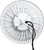 Hubbell Lighting CRN Wet Location Round LED High Bay CRN-40MX-EDU, 240 watts, 34,000 lumens, 4000K, 120-277V, 0-10v dimming
