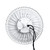 Hubbell Industrial Lighting Round UFO LED High Bay CRN-50MV-EDU-FP-OCS, 199 watts, 22000 lumens, 5000K, 120-277V, 6’ Power Cord, Frosted Polycarbonate lens, Microwave Occupancy Sensor, Dimming