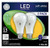General Electric 65762 2PK WHT 2 Pack 12W Soft White A21 Shape LED Light Bulb