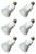 (case of 6 bulbs) Sylvania 29760 Compact Fluorescent R20 CFL, 2700K warm White, 500 lumens, Medium Base Reflector Flood Light Bulb