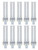 Ge Cfl Biax 2-Pin Bulb 4.2 Inch 5 W 265 Lumens 2700 K - 10 Pack