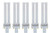 Ge Cfl Biax 2-Pin Bulb 4.2 Inch 5 Watts, 265 Lumens 2700 K - 5 Pack