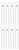 (8 tubes) GE 13142 LED 32-Watt Equivalent Cool White Plug and Play T8 LED Tube Light Bulb fluorescent replacement, 6500K