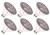 (case of 6) GE 84384 LED PAR30 Reflector Narrow Flood, 12 watt, 3000K Natural White, 800 series LED12DP30RW830/25, Dimmable