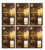 (case of 12 bulbs) GE Vintage LED Decorative Light Bulbs, 5.5 Watts (60 Watt Equivalent) Warm Candle Light 2000K, Amber Glass, Medium Base, Dimmable  