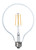 GE 41857 relax LED G40 Globe HD Light, 60 watt replacement using only 6 watts, 500 lumens, soft white, dimmable LED Light Bulb