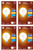 (4 bulbs) GE 41857 relax LED G40 Globe HD Light, 60 watt replacement using only 6 watts, 500 lumens, soft white, dimmable LED Light Bulb
