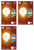 (3 bulbs) GE 41857 relax LED G40 Globe HD Light, 60 watt replacement using only 6 watts, 500 lumens, soft white, dimmable LED Light Bulb
