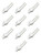 (case of 10) GE 97586 Ecolux Biax F13DBX23/827/ECO, 13 Watt Quad-Tube Biax Compact Fluorescent Light Bulb, 2 Pin, 2700K CFL plug in Light bulb