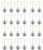 (case of 24) GE Warm Soft White LED String Light Replacement Bulb, 1 watt, S14 shape, 60 lumens, medium base string light LED replacement bulb