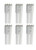 (case of 6) GE 39074 Led High Lumen Biax Plug-In upgrade for compact fluorescent, 21.85 inches, 17 watt, 4 pin 2G11 base, 3500K Neutral White, Frosted, Plug and Play ballast compatible LED Light bulb upgrade