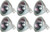 (6 bulbs) GE 25480 MR16 Halogen Flood Lamp, 20 watt, quartz Halogen Indoor, 2 pin GX5.3 base, 2900K, Q20MR16/FL Light Bulb