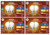 (8 bulbs)GE relax LED G16.5 Globe Light Bulbs, 40 watt replacement, medium base, warm soft white high definition light, 2700K, Decorative frosted Globe LED Light Bulbs 