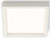 Philips Lightolier SlimSurface LED 4 inch square downlight luminaire, 3000K, white finish, 80CRI, 650 lumens, 9.5 watts, S4S830K7A