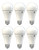 (case of 6) GE 69133 LED A19, 4000K Cool White, Dimmable, 10 watt, 800 lumens