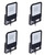 (quantity of 4) Philips  LED Flood Light PTF30-NW-G1-K-FL-8-BZ Slim Flood 28 watts 3200 lumens 4000K Knuckle and Yoke Mount Combination