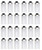 (case of 24) GE 10773 Linear Fluorescent T12, 48 inch, 60 watt, 3825 lumen, 4100K, Recessed Double Contact R17d base, fluorescent lamp F48T12/CW/HO