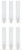 (6 bulbs) GE Lighting Bright White 26 watt Plug-in CFL, G24q-3 base, 6.4 inch, F26DX 3500K, 1800 lumen, compact fluorescent light bulb 